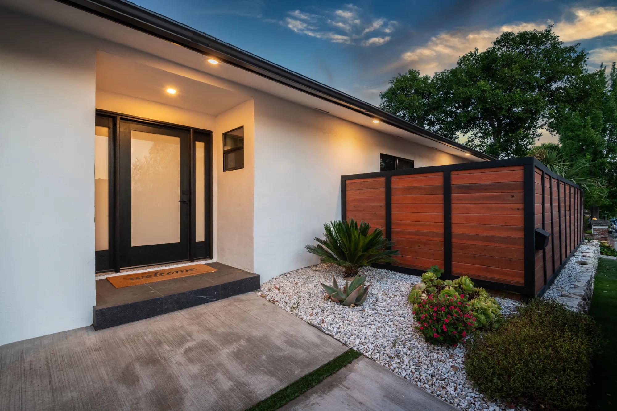 A Plastpro ONYX Nova 90 full lite entry door in black with sidelites