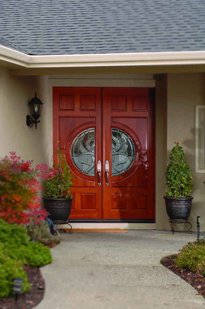 Rogue Valley Door 4414 Willow wood entry door