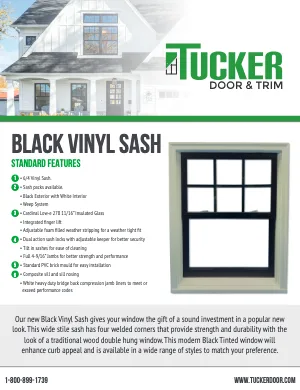 Cover of Tucker Black Vinyl Sash