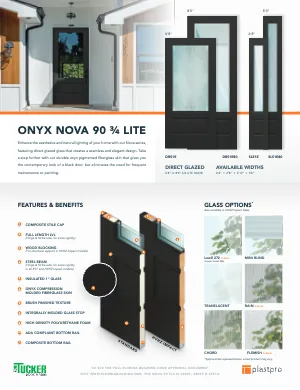 Cover of Plastpro Onyx Nova 90 Three Quarter Lite
