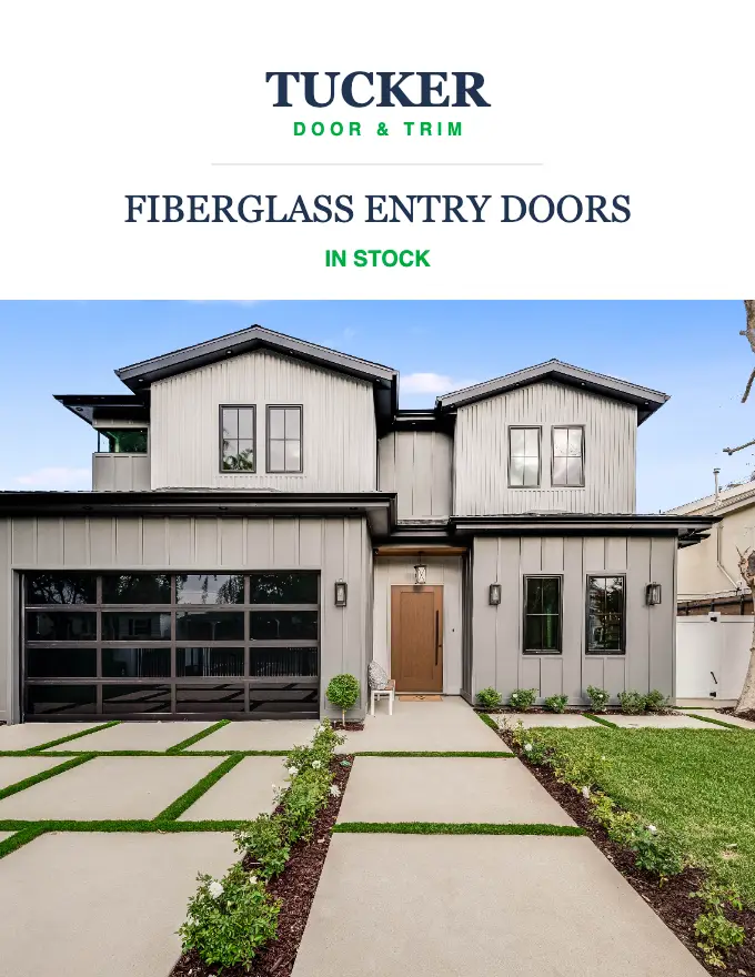 Fiberglass door catalog cover