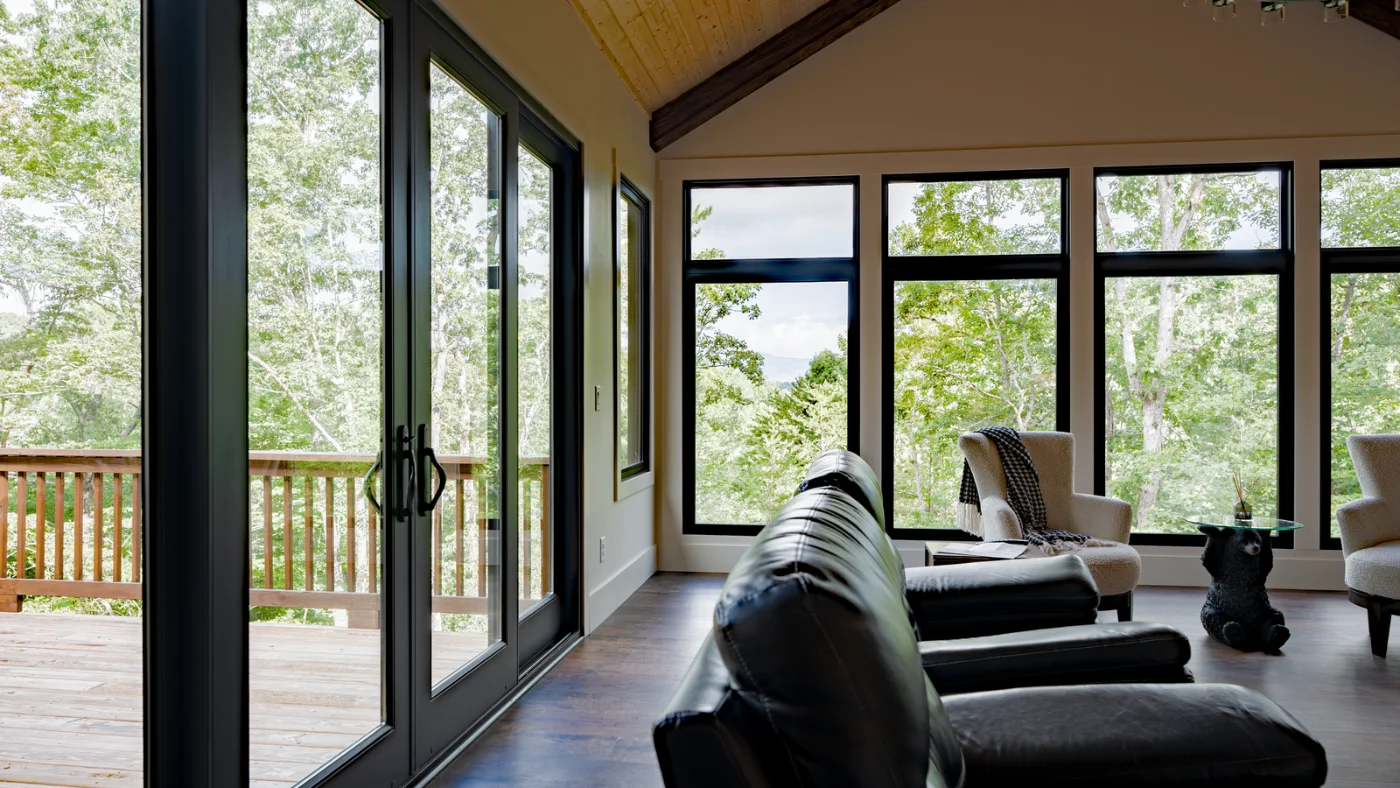 Patio door wall
