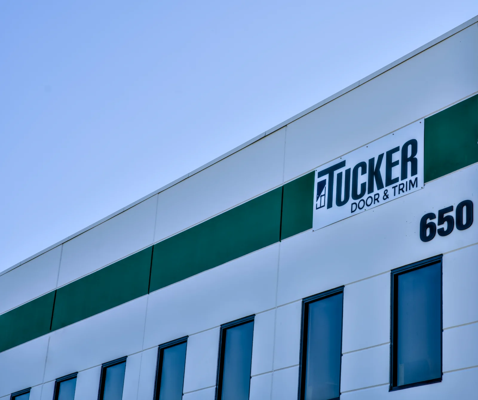 Tucker Door and Trim sign in Monroe, Georgia