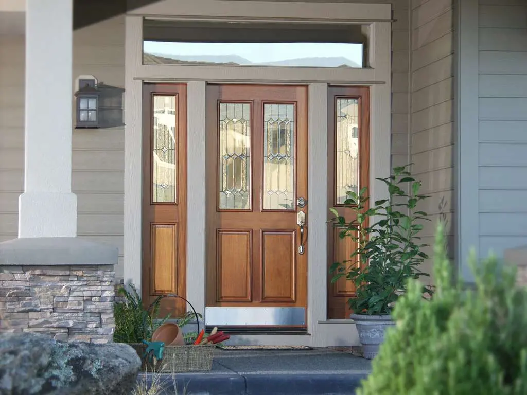 A Rogue Valley Door 4544 Tiara wood entry door